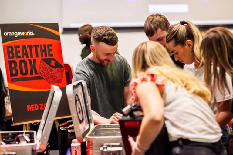 Beat the Box - Corporate events and team building with Orangeworks.