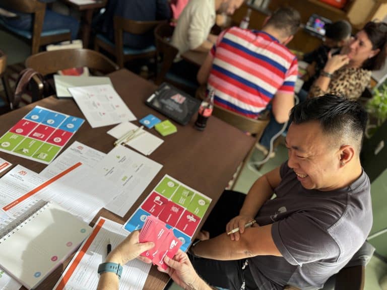 Global Innovation Game AI | Orangeworks | AI with Team Building