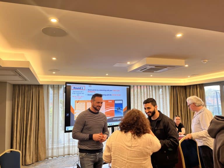 Knowing Me Knowing You | Orangeworks Corporate Icebreakers For Networking & Team Bonding Activities