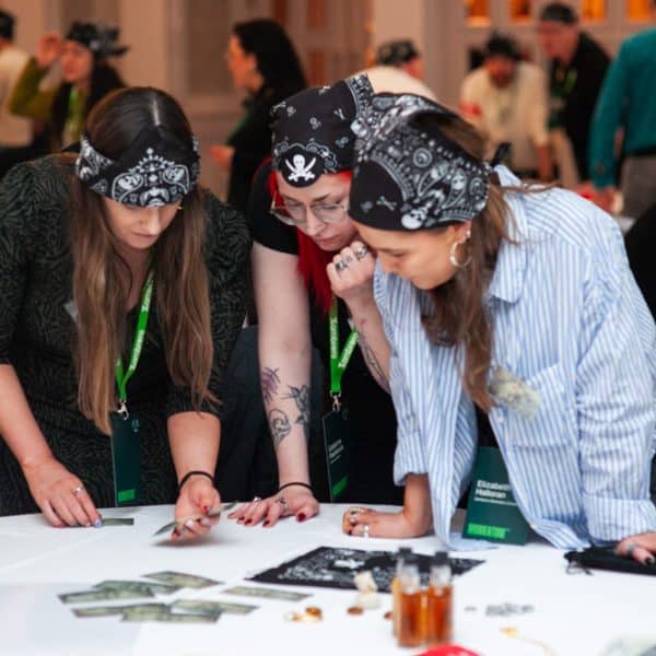 The Zambrero team enjoying Orangeworks experiential team activity called Trade Winds.