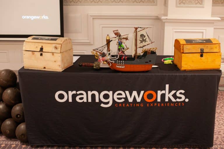 The Zambrero team enjoying Orangeworks experiential team activity called Trade Winds.